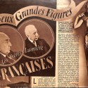 Recorte de revista sobre los Hermanos Lumière