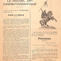 Documento impreso 'Le Nouvel Art Cinématographique' sobre los orígenes del cine (1927)