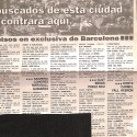 Recorte de periódico español sobre la adquisición de Paramount por Viacom