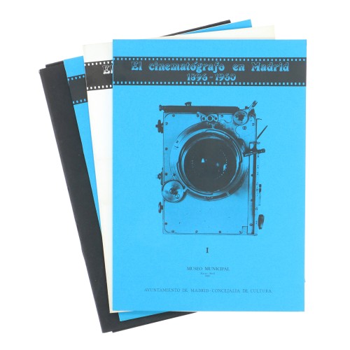 Cuadernos El Cinematografo en Madrid 1896-1960 3 volumenes Museo Municipal