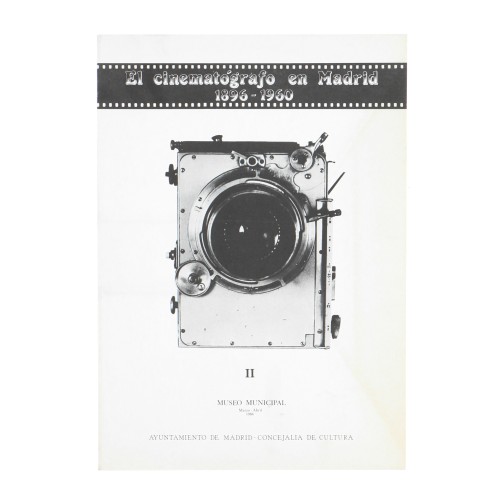 Cuadernos El Cinematografo en Madrid 1896-1960 3 volumenes Museo Municipal