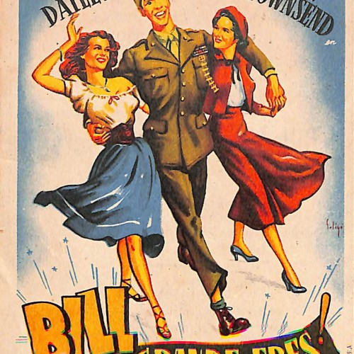 Programa de mano de cine de la película 'Bill ¡Qué grande eres!' (When Willie Comes Marching Home)