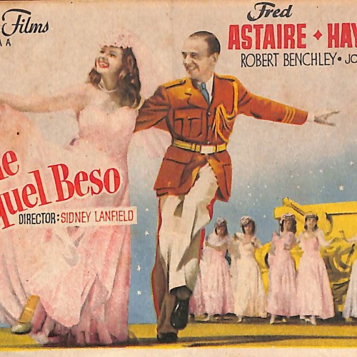 Programa de mano de la película "Desde aquel beso" (You'll Never Get Rich)