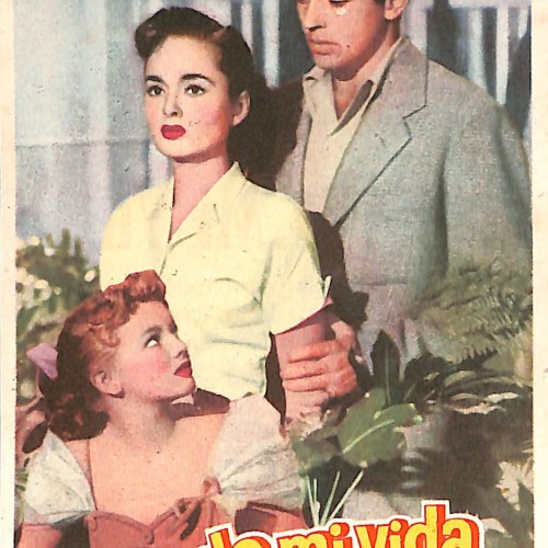 Programa de mano de las películas Vida de mi vida y Rebeca