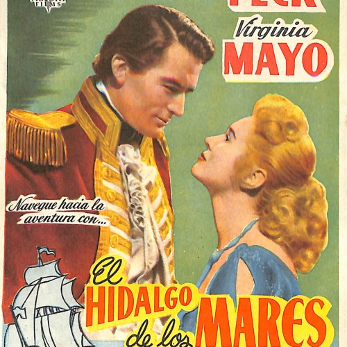 Programa de mano de la película 'El hidalgo de los mares' (1951)