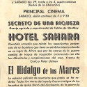 Programa de mano de la película 'El hidalgo de los mares' (1951)