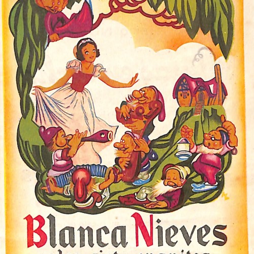 Programa de mano de cine de la película Blanca Nieves y los siete enanitos