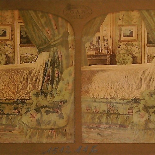 Vista Estereoscópica Tissue: Chambre à coucher (St. Cloud)