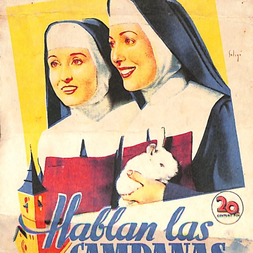 Programa de mano de la película 'Hablan las campanas', 1951.