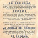Programa de mano de la película 'El Enigma... ¡De otro mundo!' (1951)