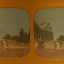 Vista Estereoscópica Tisue: Avenue des Champs-Élysées, París (Tissue Stereoview)