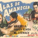 Programa de mano de la película 'Alas de amanecer' (Wings of the Morning)