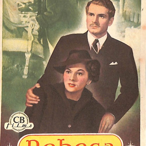 Programa de mano de la película 'Rebeca', dirigida por Alfred Hitchcock, para los cines Casino e Ideal