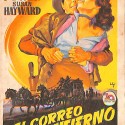 Programa de mano de la película 'El Correo del Infierno' (Rawhide)