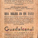 Programa de mano de la película Guadalcanal