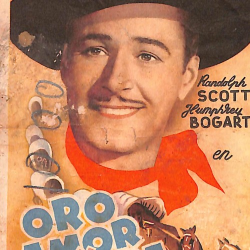 Programa de mano de la película Oro, Amor y Sangre (1947)