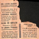 Programa de mano troquelado de la película "Alma en suplicio" (Mildred Pierce)