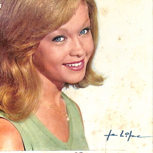 Postal fotográfica firmada de Marisol