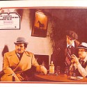 Cromo/Lobby card de la película 'El Golpe' (The Sting) de 1973, con Paul Newman, Robert Redford y Robert Shaw.