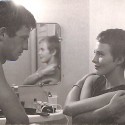 Postal fotográfica de la película 'Al final de la escapada' (A bout de souffle)