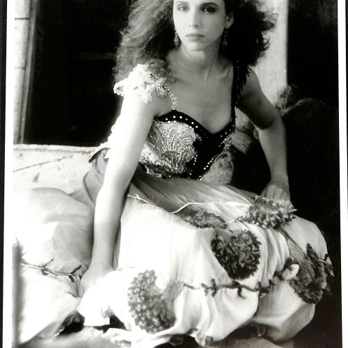 Fotografía original de Ana Belén en blanco y negro