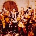 Fotografía promocional o fotograma de película histórica o de época