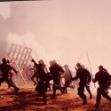 Fotografía de escena bélica medieval