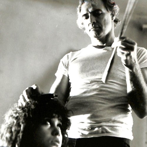 Fotografía en blanco y negro de Marlon Brando