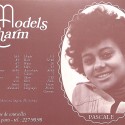 Tarjeta de presentación o compósite de modelo de la agencia Models Charm