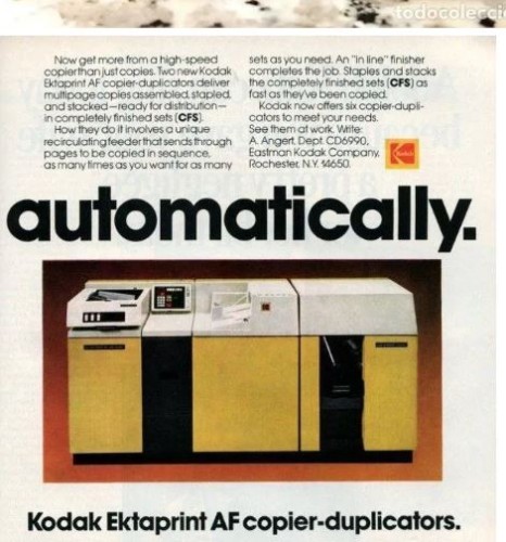 Kodak Minilab Radio Ektaprint 100 Duplicator et copieur-Finisher