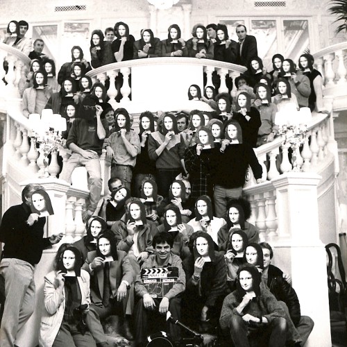 Fotografía de equipo de rodaje de la película 'Mona Lisa'