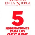 Cartel promocional 'Gorilas en la Niebla' (5 Nominaciones a los Oscars)