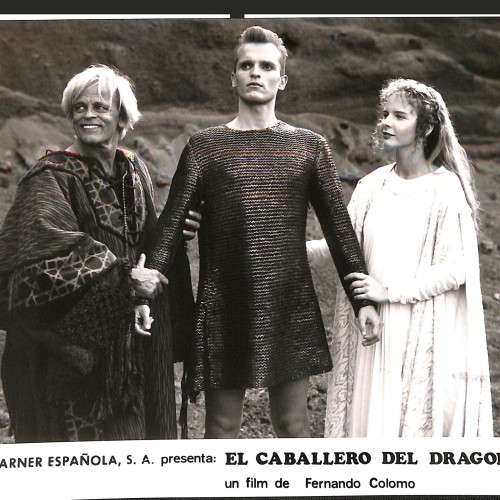 Fotocromo (fotografía de prensa) de la película "El Caballero del Dragón"