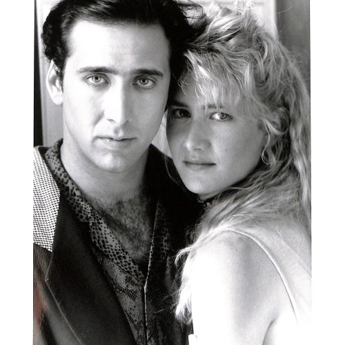 Fotografía promocional de Nicolas Cage y Laura Dern en 'Corazón Salvaje'