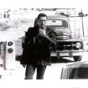 Fotografía en blanco y negro del actor Willem Dafoe