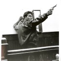 Fotografía promocional de Patrick Swayze en 'Con su propia ley' (Next of Kin, 1989)