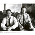 Fotografía promocional de prensa original de la película "Next of Kin" (Con su propia ley) con Patrick Swayze y Liam Neeson