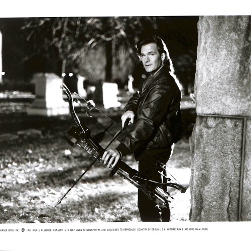 Fotografía promocional de Patrick Swayze en 'Con su propia ley' (Next of Kin, 1989)
