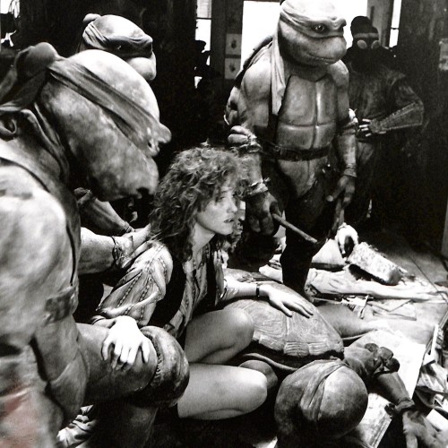 Fotografía promocional de la película 'Las Tortugas Ninja' (1990)
