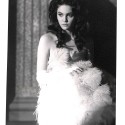 Fotografía publicitaria de Diane Lane en blanco y negro