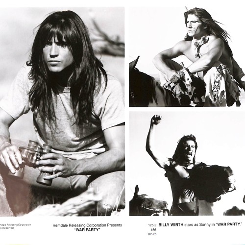 Fotografía publicitaria de prensa (Press Kit) de la película "War Party" (1989)