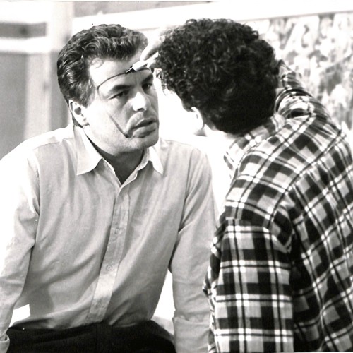 Fotografía de rodaje (Behind the Scenes) de la película "Mery per sempre" (1989)
