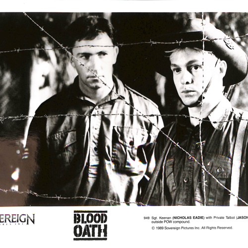 Fotografía promocional de la película "Blood Oath"
