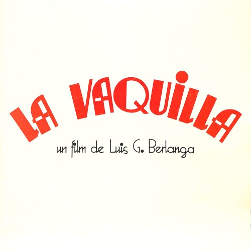 Programa de mano de la película 'La Vaquilla'