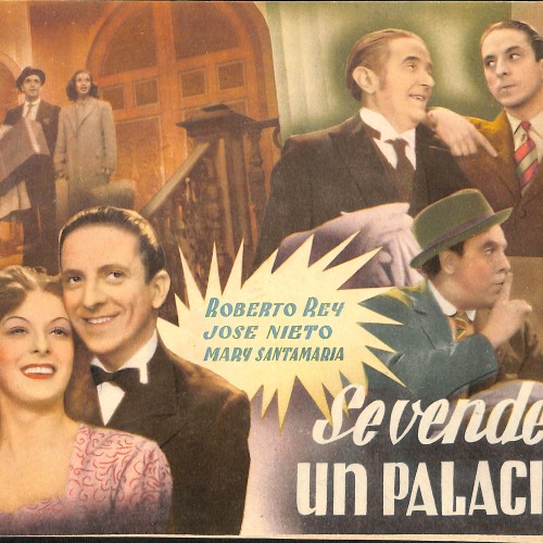 Programa de mano de la película 'Se vende un palacio' (Cinevida)