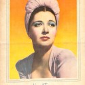 Folleto de la película "Pygmalion" y retrato de Kay Francis en revista Cinevida