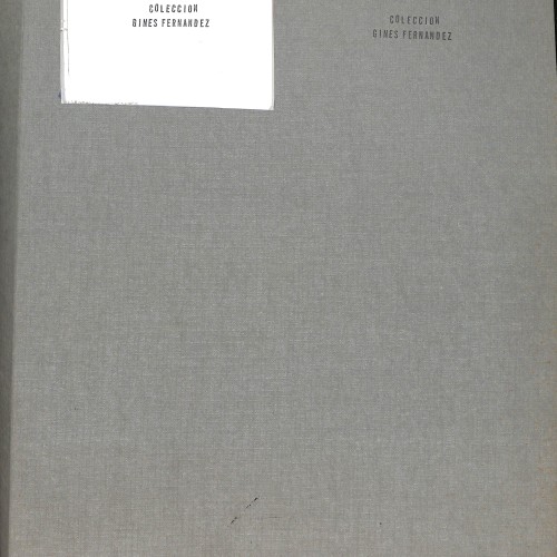 Carpeta archivador de la Colección Ginés Fernández