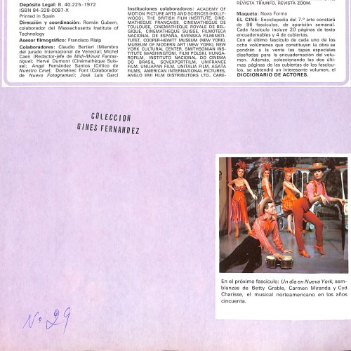 Fascículo de 'EL CINE - Enciclopedia del 7.º Arte' (N.º 29)