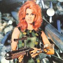 Fascículo de 'El Cine - Enciclopedia del 7.º arte' con portada de Jane Fonda en Barbarella