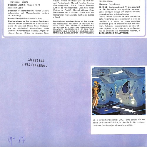Fascículo de 'El Cine - Enciclopedia del 7º Arte' (Burulan), nº 17